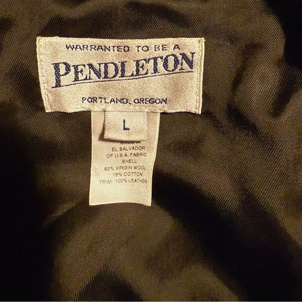 Pendleton Blue Multicolor Patterned Jacket - Picture 10 of 15